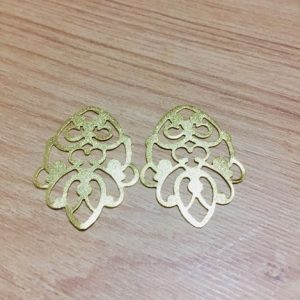 Mandalas Bañadas en Oro (par) - J1056