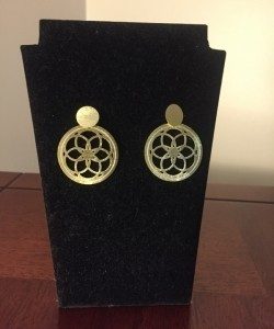 Aros Bañados en Oro D1548