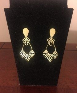 Aros Bañados en Oro D1579