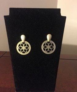 Aros Bañados en Oro D1615
