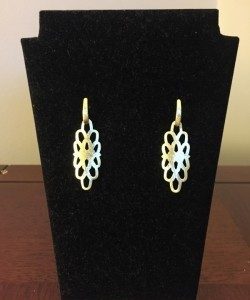 Aros Bañados en Oro D1648