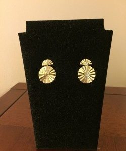 Aros Bañados en Oro D1650