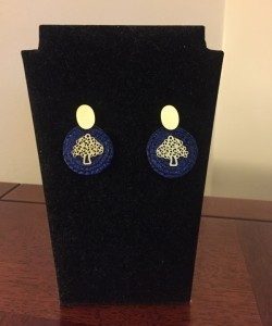Aros de Teatina Bañados en Oro D1661