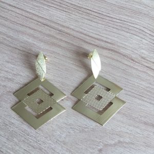 Aros Bañados en Oro D1784