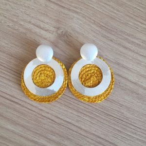 Aros de Teatina bañados en Plata D1809