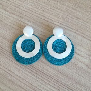 Aros de Teatina bañados en Plata D1808