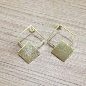 Aros Bañados en Oro D1814
