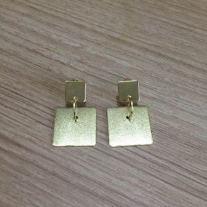Aros Bañados en Oro D1815