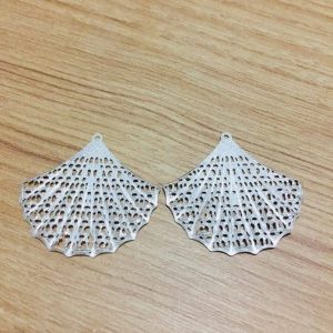 Mandala Bañada en Plata (par) - 1037