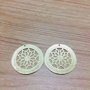 Mandala Bañada en Oro (par) - 1046