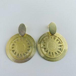 Aros Bañados en Oro4,7 Cm.