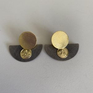 Aros Bañados en Oro y Peltre