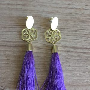 Aros Borla Bañados en Oro D 1980