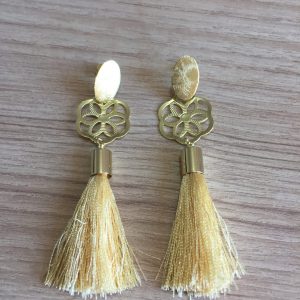 Aros Borla Bañados en Oro D 1981