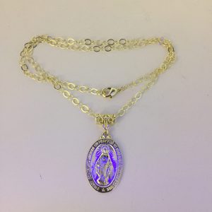 Virgen de los Rayos Bañada en Oro 50 cm.