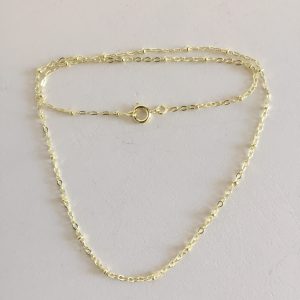 Cadena Bañada en Oro 40 cm.