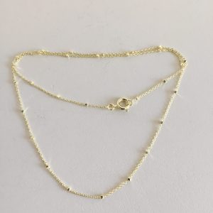 Cadena Bañada en Oro 40 cm
