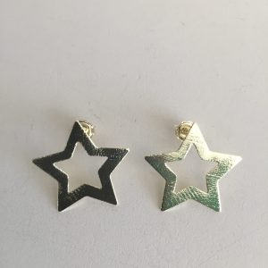 Aros Estrella Bañada en Oro