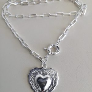 Collar Bañado en Plata 50 cm.
