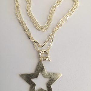 Collar Bañado en Oro ( 65 cm. )