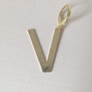 Letra Bañada en Oro
