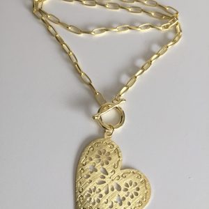 Collares Bañados en Oro 50 cm.
