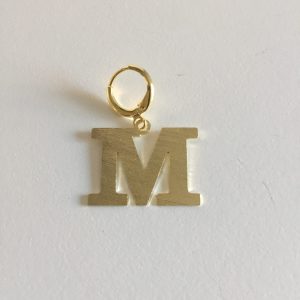 Letra Bañada en Oro