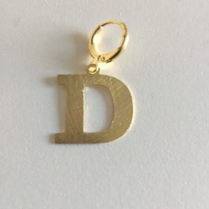 Letra Bañada en Oro