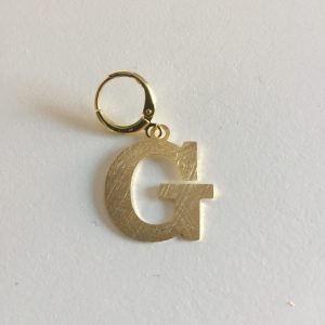Letra Bañada en Oro