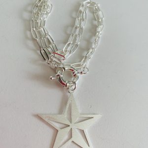 Collar Bañado en Plata de 50 cm.