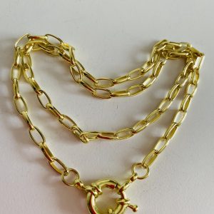 Collar Bañado en Oro de 50cm.