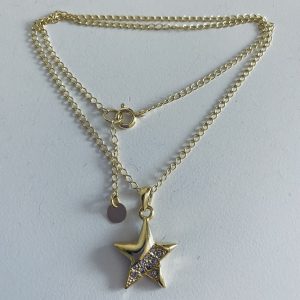 Collar Bañado en Oro 45 cm.