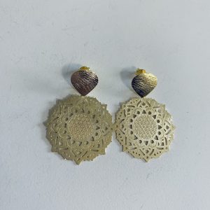 Aros Bañados en Oro Mándala de la Vida