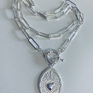 Collar Bañado en Plata 50 cm.