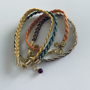 Pulseras Bañadas en Oro