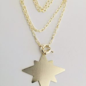 Collar Bañado en Oro ( 65cm.)