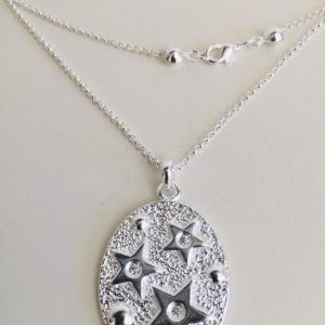 Collar Bañado en Plata 50 cm.