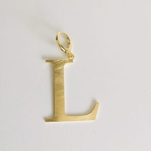 Letra Bañada en Oro