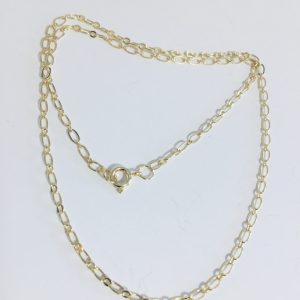 Cadena Bañada en Oro de 45 cm.