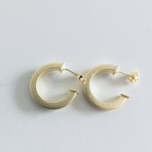 Aros Argollas Bañados en Oro
