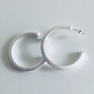Aros Argollas Bañadas en Plata