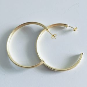 Aros Argollas Bañados en Oro