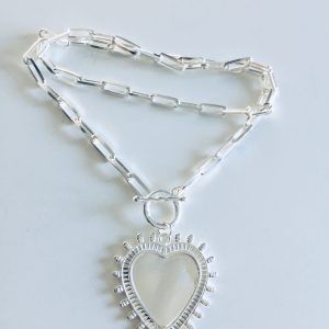 Collar Bañado en Plata 60 cm.