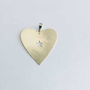 Colgante Corazón Bañado en Oro