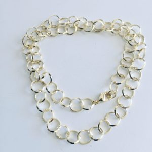 Collar Bañado en Oro 50 cm.