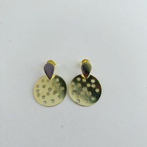 Aros Bañados en Oro 3 Cm.