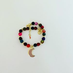 Pulsera Bañadas en Oro con Agatas Naturales