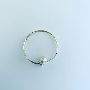 Esclava Bañada en Oro con Perla Cultivada