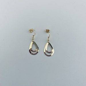 Aros Bañados en Oro 4,5 Cm.