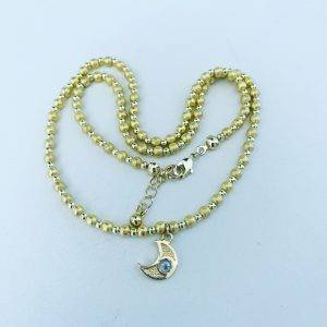 Collar Bañado en Oro de 45 cm.